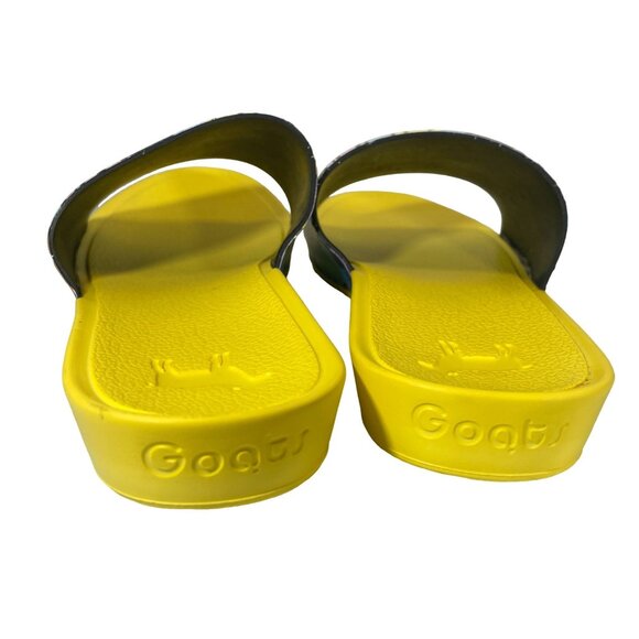 Goats The Slide Ladies slip on Sandals - Floral Print Size 7.5 34GT028 - Picture 3 of 6